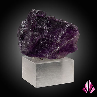 Cristaux de fluorine mauve